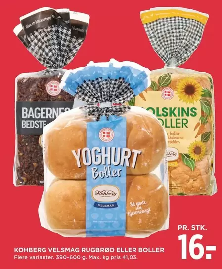 Max - VELSMAG RUGBRØD ELLER BOLLER