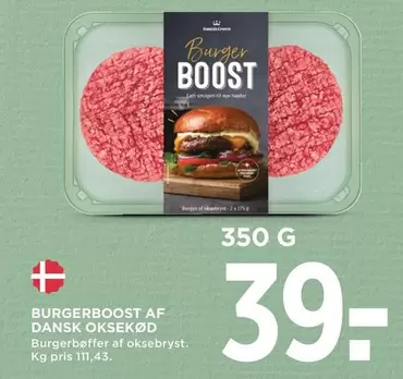Boost - BURGERBOOST AF DANSK OKSEKØD