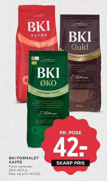 Extra - FORMALET KAFFE