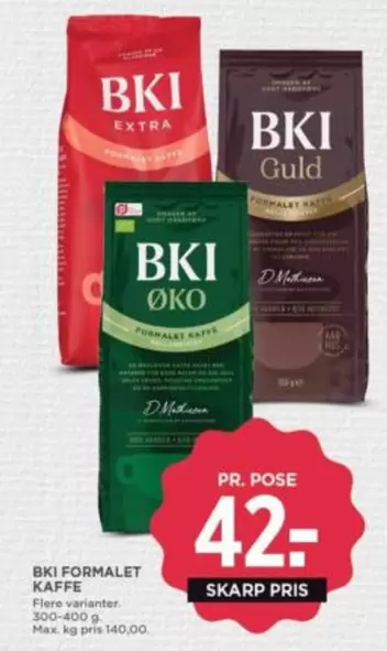 Extra - FORMALET KAFFE