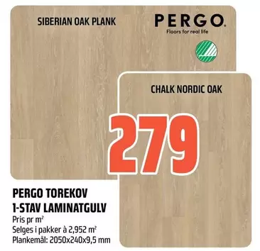 TOREKOV 1-STAV LAMINATGULV