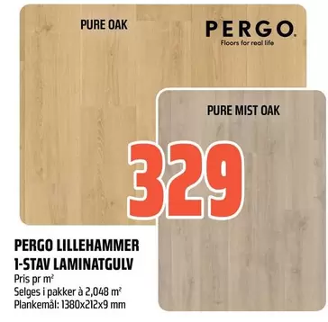 LILLEHAMMER 1-STAV LAMINATGULV