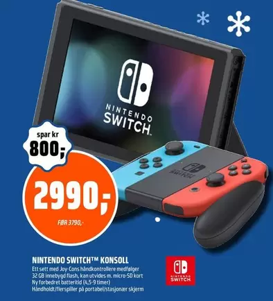Nintendo - SWITCH™ KONSOLL