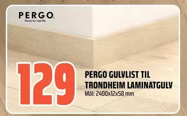 GULVLIST TIL TRONDHEIM LAMINATGULV