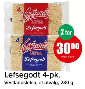 Lefsegodt 4-pk.