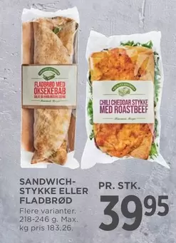 Chili - SANDWICH-STYKKE ELLER FLADBRØD