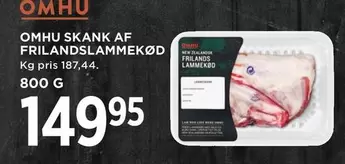 Af - OMHU SKANK AF FRILANDSLAMMEKØD