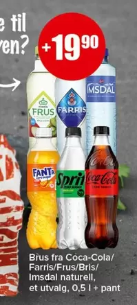 Coca Cola - Coca-Cola/ Farris/Frus/Bris/ Imsdal naturell