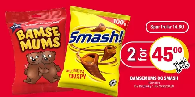 Smash - BAMSEMUMS OG SMASH