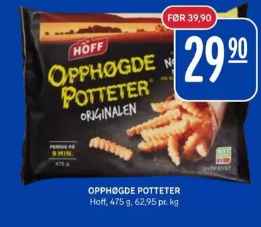 OPPHØGDE POTTETER