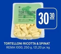 Ricotta - TORTELLONI RICOTTA & SPINAT
