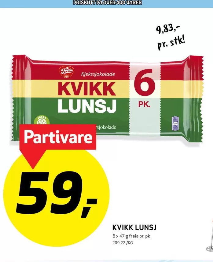Over - KVIKK LUNSJ