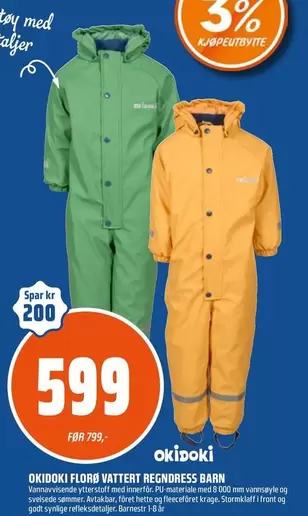 Barn - FLORB VATTERT REGNDRESS BARN