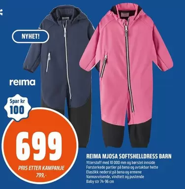 Barn - MJOSA SOFTSHELLDRESS BARN