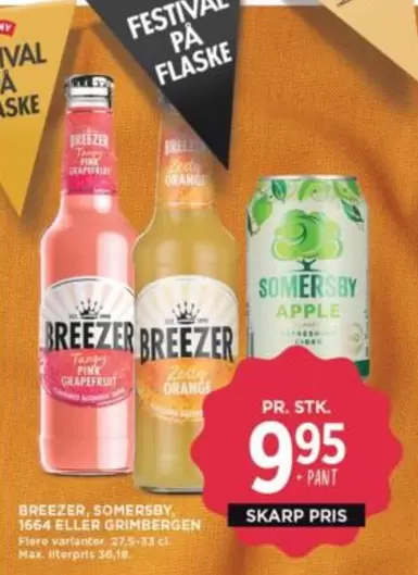Pink - BREEZER, SOMERSBY, 1664 ELLER GRIMBERGEN