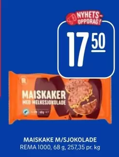 MAISKAKE M/SJOKOLADE