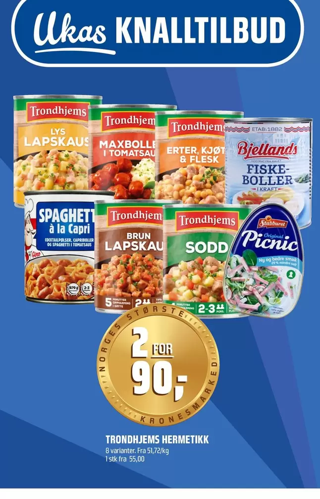 Lys - LAPSKAUS, MAXBOLLE, TOMAT, FLESK, SPAGHETTI, BRUN LAPSKAU, SODD