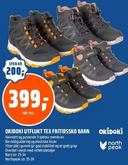 Barn - UTFLUKT TEX FRITIDSSKO BARN