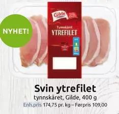 Svin ytrefilet