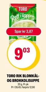 RIK BLOMKÅL- OG BROKKOLISUPPE