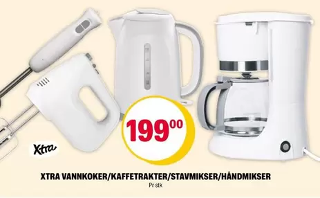 VANNKOKER/KAFFETRAKTER/STAVMIKSER/HÅNDMIKSER