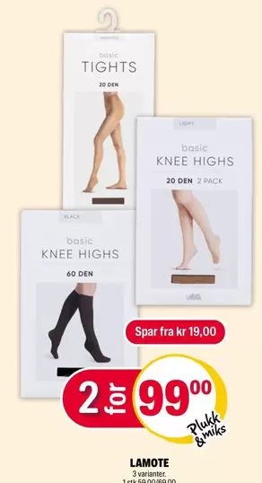 TIGHTS, BASIC KNEE HIGHS