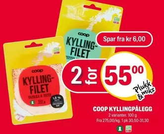 Protein - KYLLINGPÅLEGG