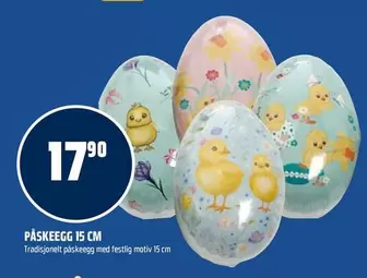 PÅSKEEGG 15 CM