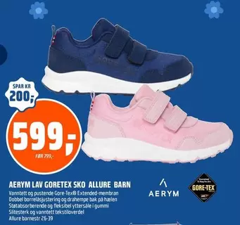 Barn - LAV GORETEX SKO ALLURE BARN