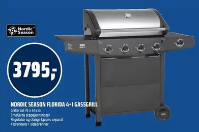 FLORIDA 4+1 GASSGRILL