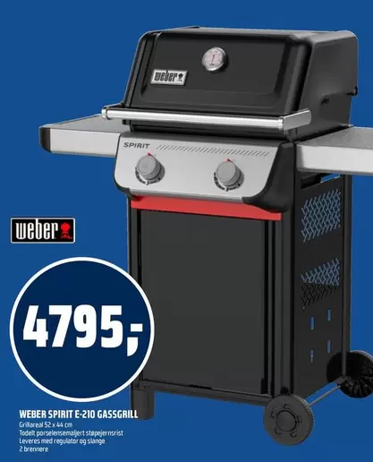 Weber - SPIRIT E-210 GASSGRILL