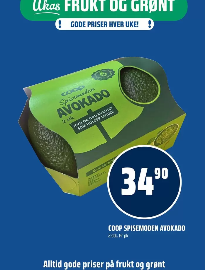 Spisemoden Avokado