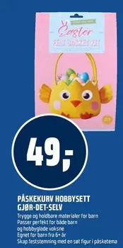 Barn - PÅSKEKURV HOBBYSETT GJØR-DET-SELV