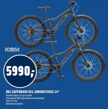 SUPERNOVA D24 JUNIORSYKKEL 24"