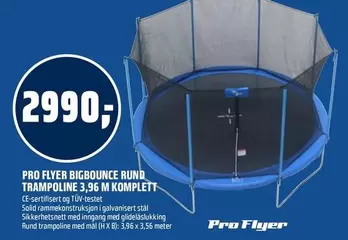 Trampoline - BIGBOUNCE RUND TRAMPOLINE 3,96 M KOMPLETT