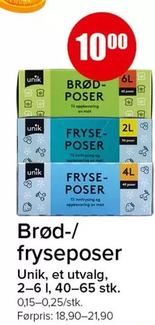 Mat - Brød-/fryseposer