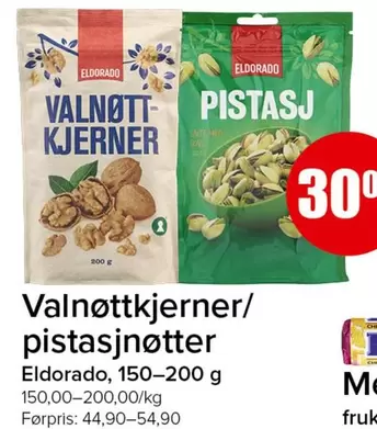 Valnøttkjerner/ pistasjnøtter
