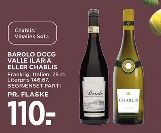 BAROLO DOCG VALLE ILARIA ELLER CHABLIS