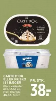 Max - CARTE D'OR ELLER FRISKO IS I BÆGER