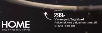 Home - Vannspeil/fuglebad (210588)