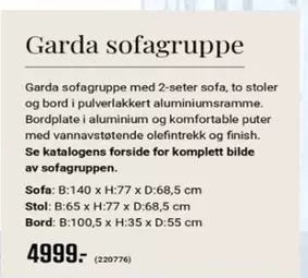 Garda sofagruppe