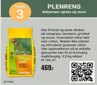 At - PLENRENS Bekjemper ugress og mose