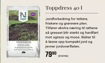 Toppdress 40 l