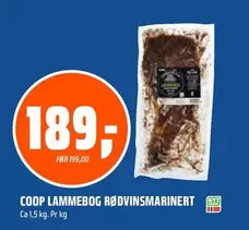 LAMMEBOG RØDVINSMARINERET