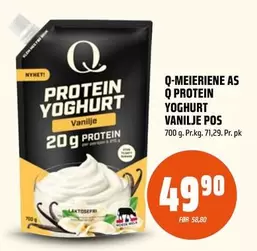 Protein - PROTEIN YOGHURT VANILJE POS