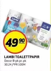 TOALETTTPAPIR Decor 8-pk pr. pk