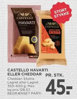 Max - HAVARTI ELLER CHEDDAR