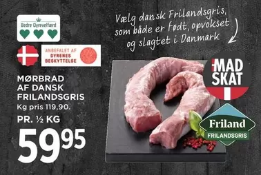 Af - Mørbrad af Dansk Frilandsgris