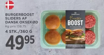 Boost - BURGERBOOST SLIDERS AF DANSK OKSEKØD