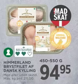 Animal - BRYSTFILET AF DANSK KYLLING